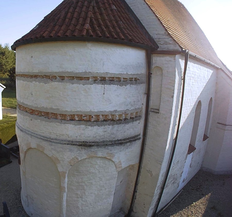 Apsis der Kirche St. Martin in Gundelshausen