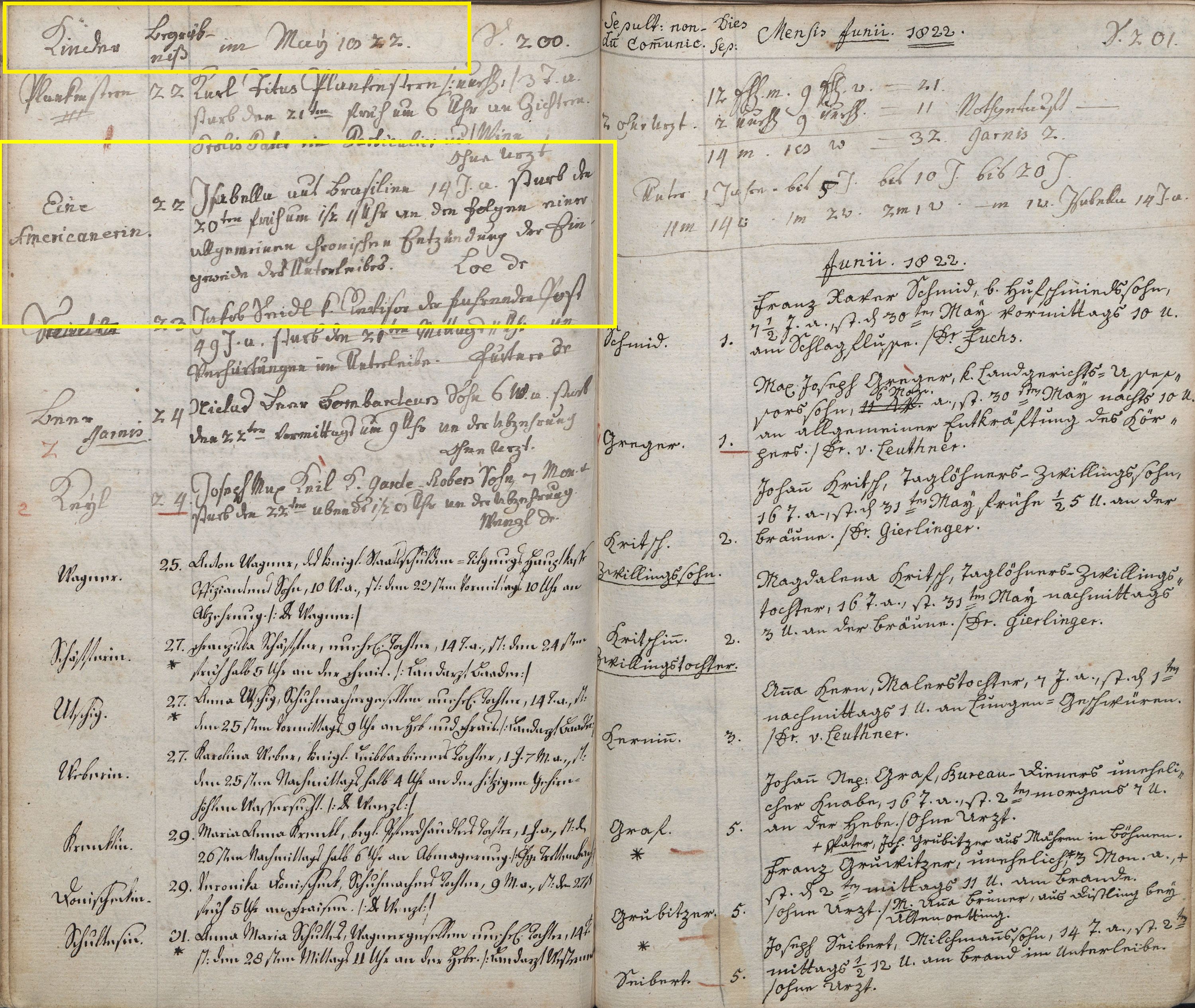 Sterbebuch der Pfarrei München-Zu Unserer Lieben Frau, Kinder 1809-1823