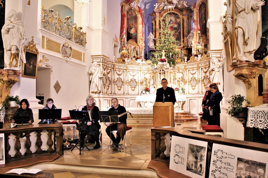 Pater Norbert bei der Eröffnung des Festjahres am 22. Januar 2023