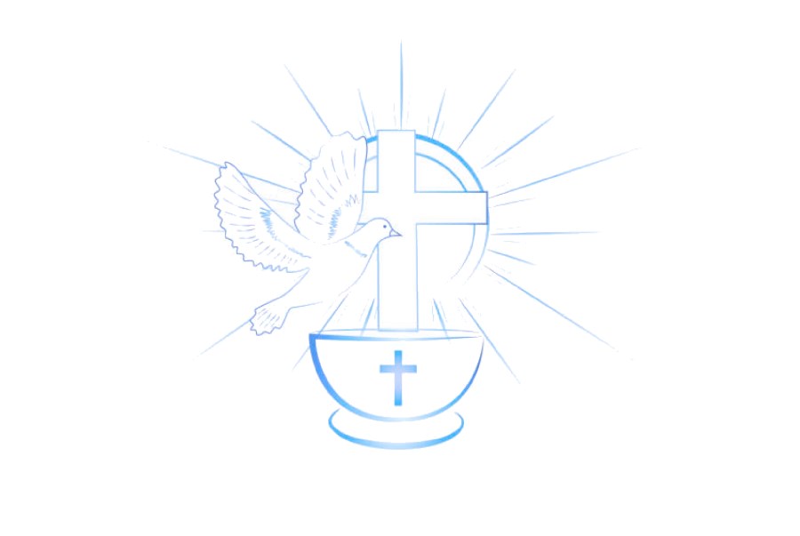 Kreuz + Sakramente blau