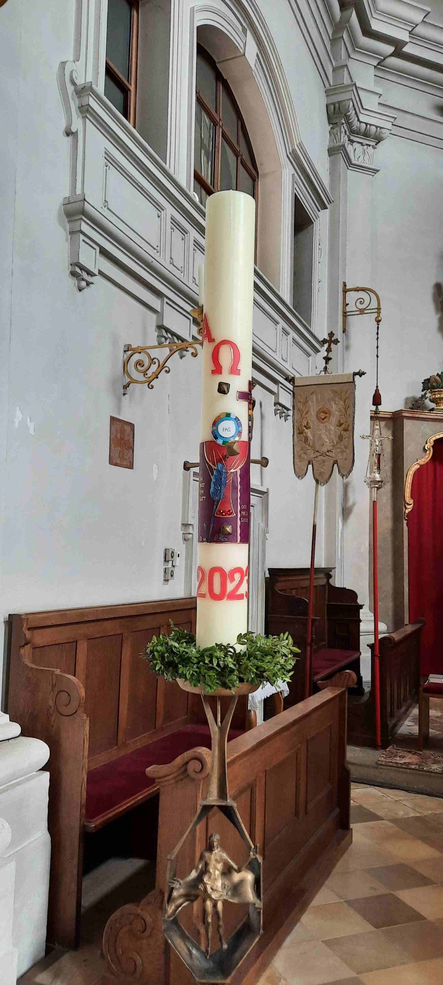 20230409 Osterkerze St. Laurentius 01