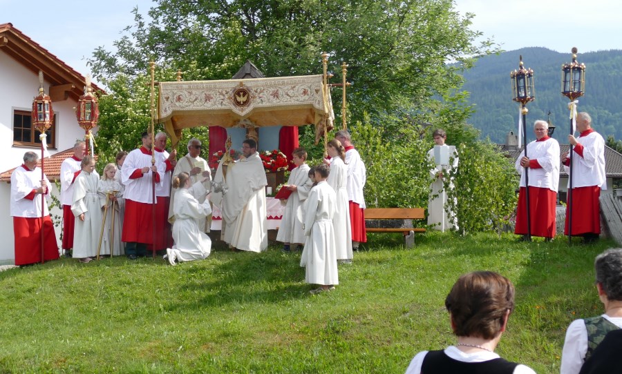 Fronleichnam Monstranz