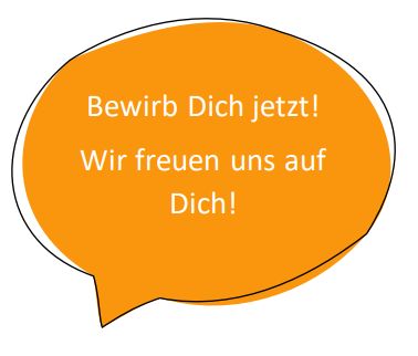 Sprechblase Bewirb dich jetzt