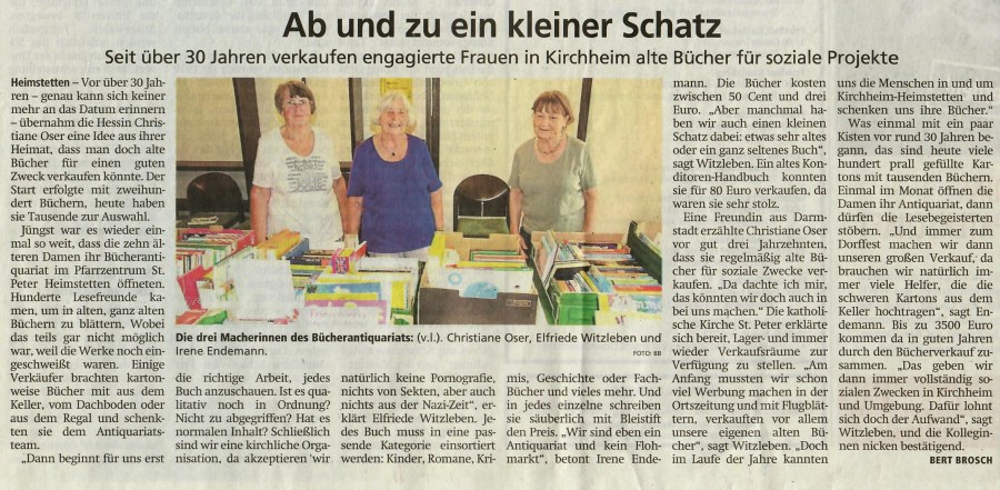 Eucharistiefeier mit Kräuterweihe und Verkauf von Kräutersträußchen