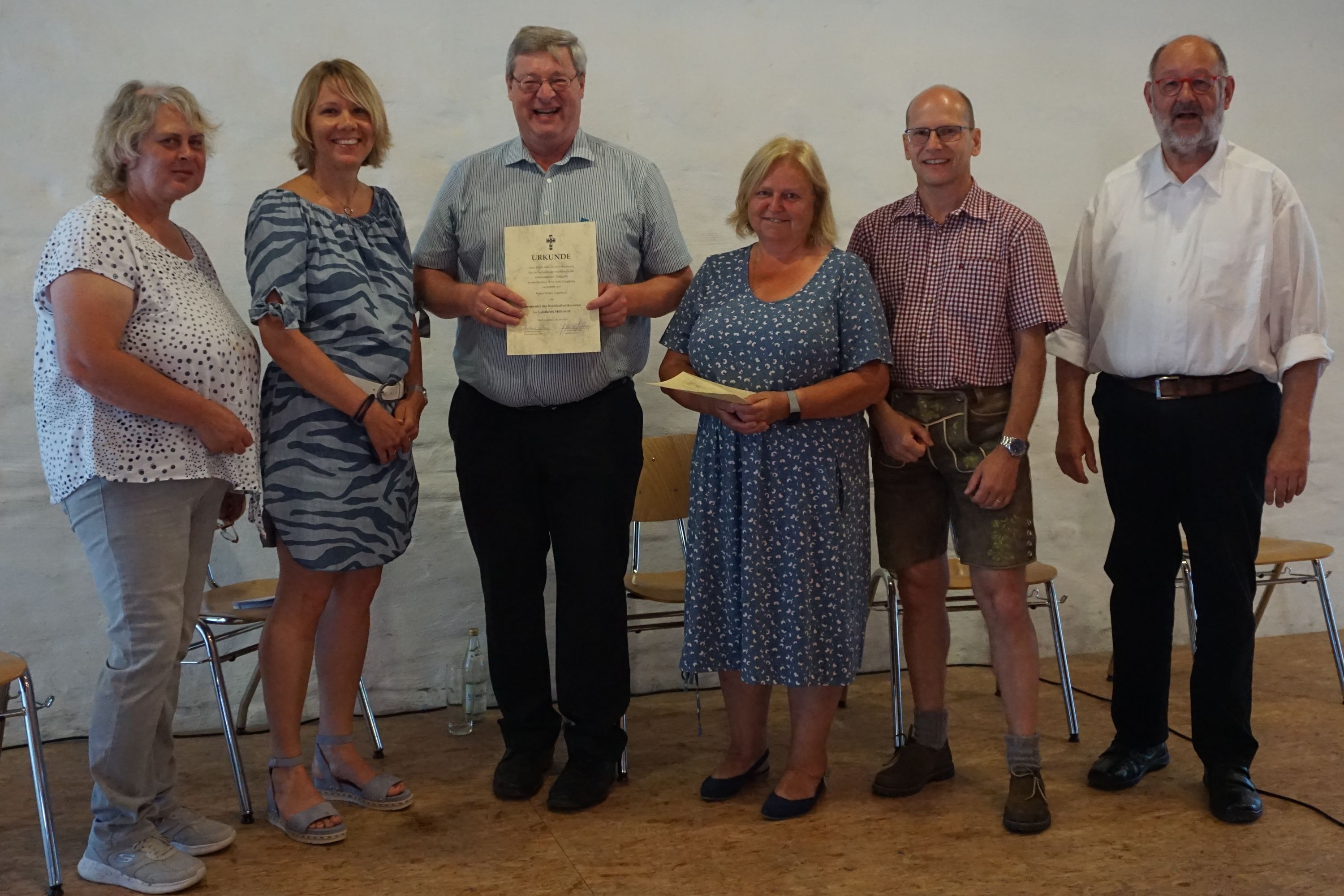 die Geehrten vom Pfarrverband Ampfing