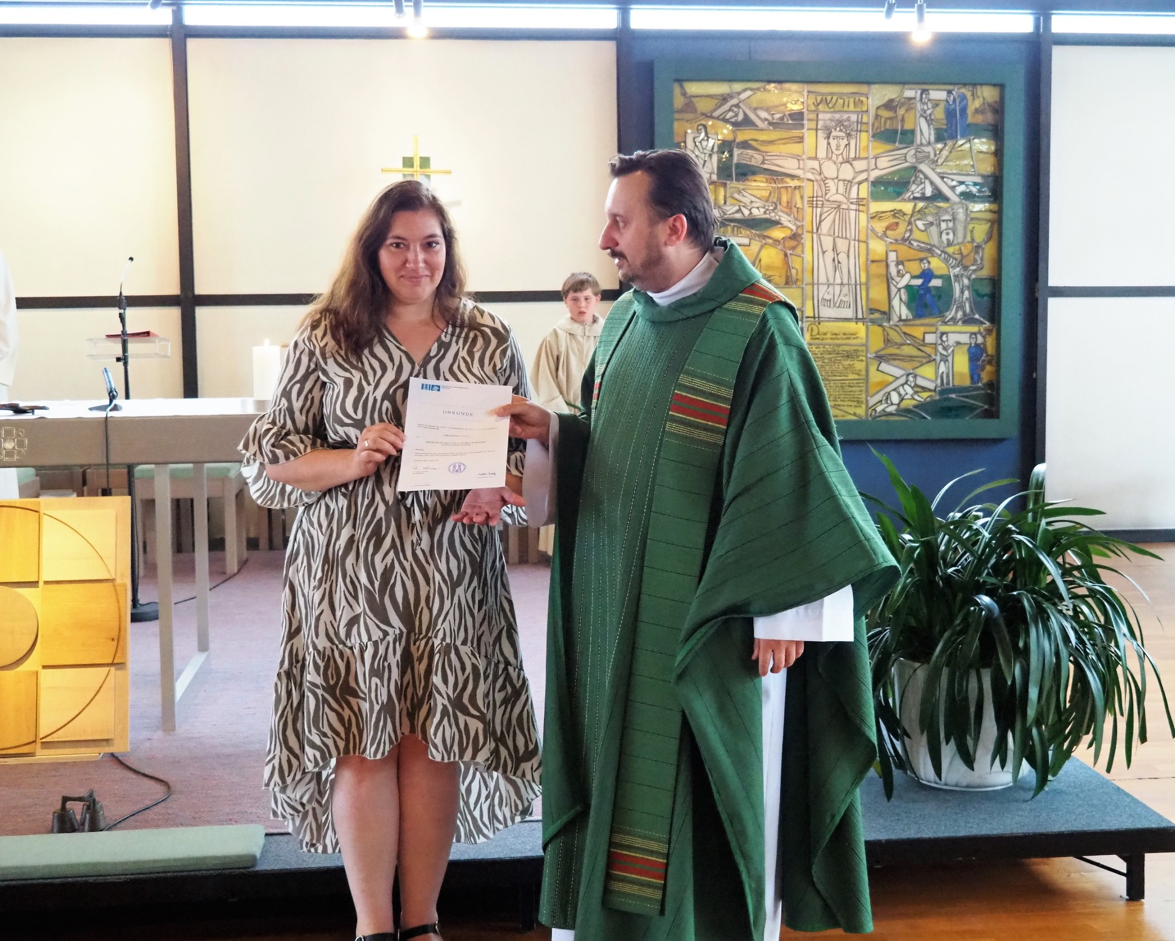 Beauftragung von Nicolette Tschan zur Kommunionspenderin