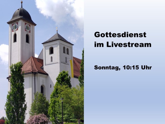Gottesdienst im Livestream