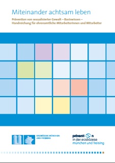Titel der Broschüre "Miteinander achtsam leben"