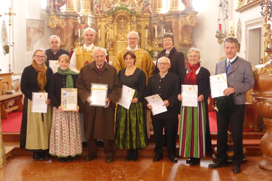 Geehrte Kirchenchormitglieder 2023