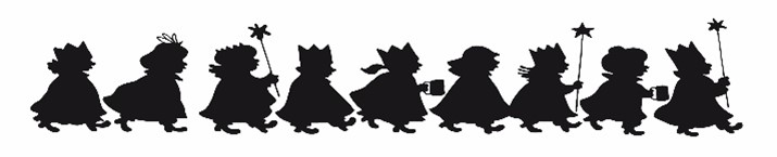 12 Grafik9-9 Sternsinger-Schatten rechtsgewandt