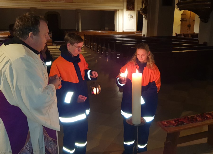 Friedenslicht in Teisendorf