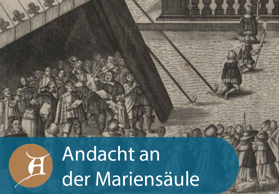 Grafik Andacht an der Mariensäule