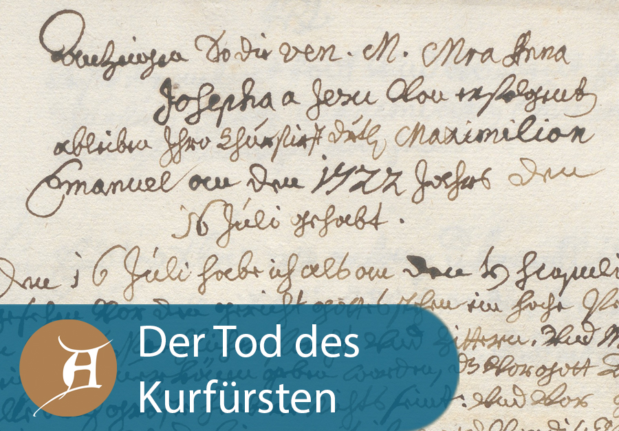 Grafik Der Tod des Kurfürsten