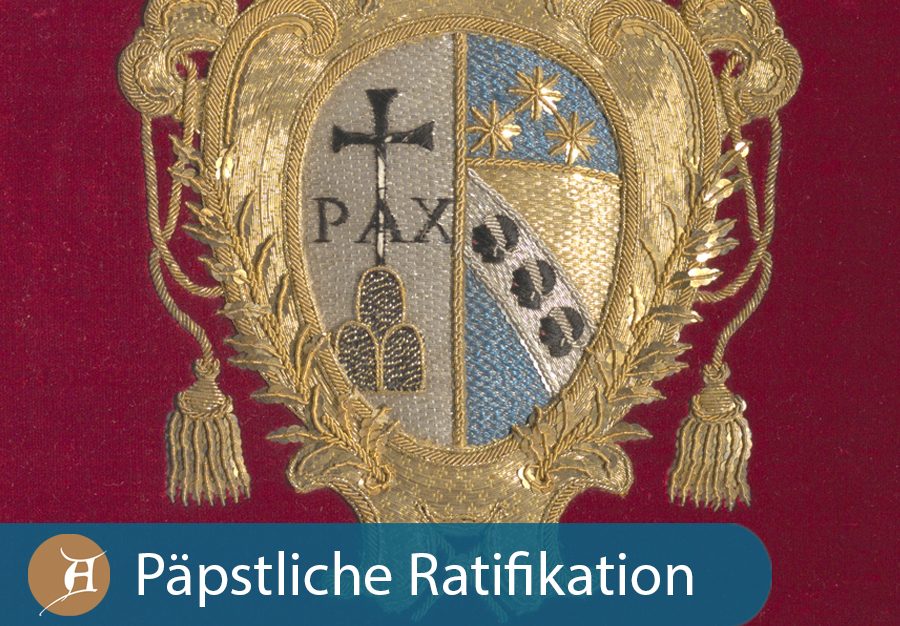 Grafik Päpstliche Ratifikation