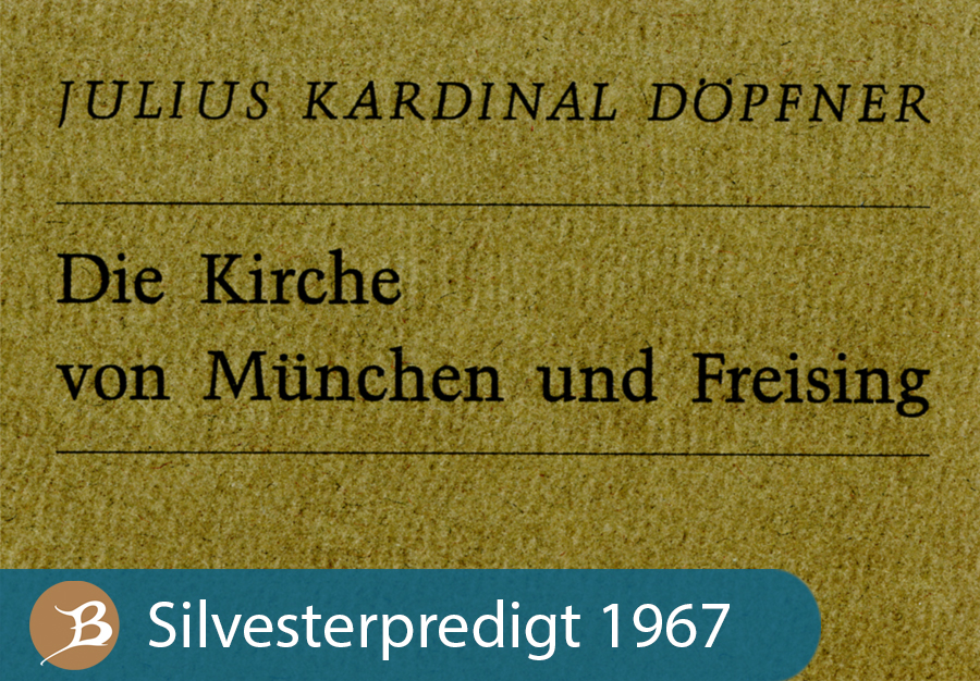 Grafik Silvesterpredigt 1967