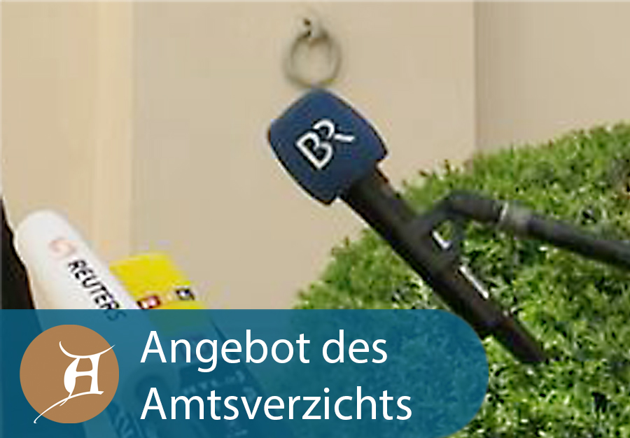 Grafik Angebot des Amtsverzichts