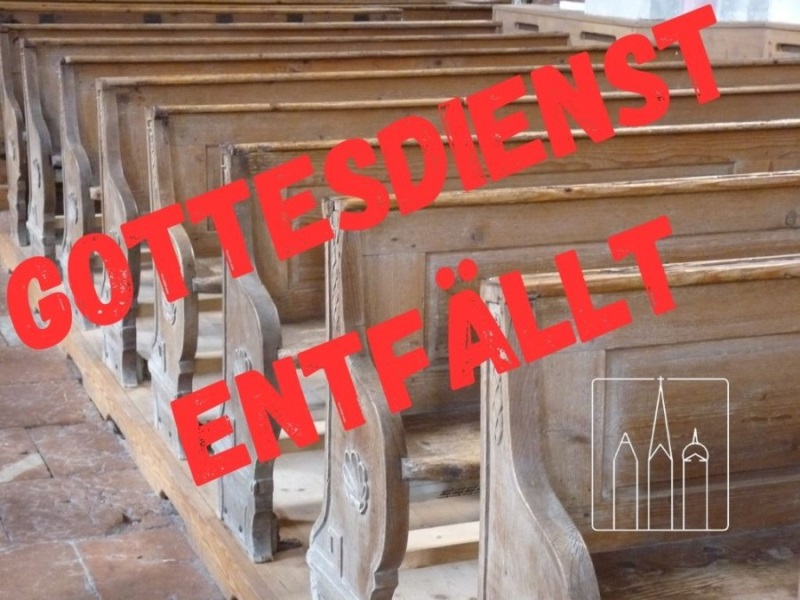 Gottesdienst entfällt