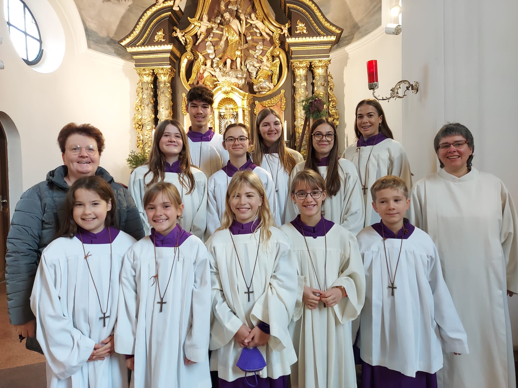 Ministranten Aufnahme