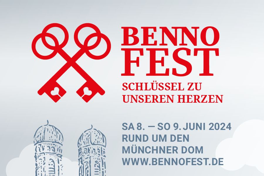 Bennofest 2024 Ankündigungsplakat "Rund um den Dom"