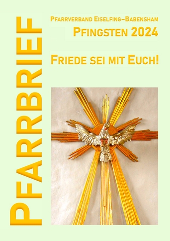 Titelblatt Pfarrbrief Pfingsten 2024