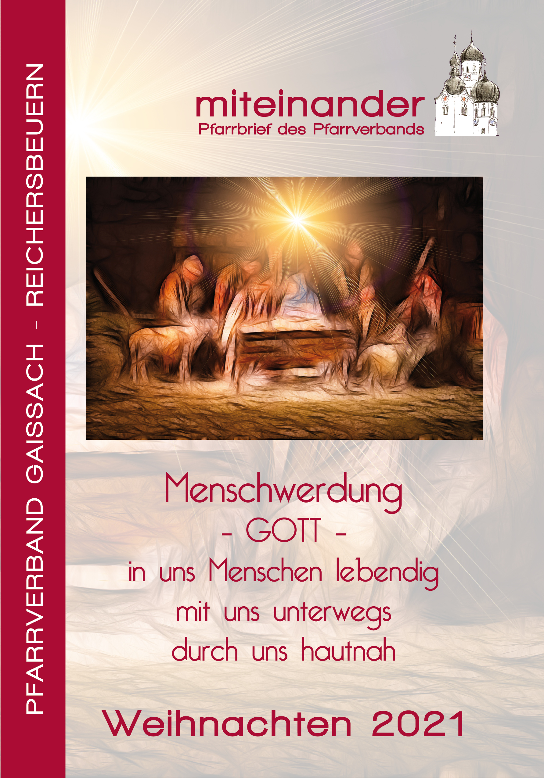 Titel des Weihnchtspfarrbriefs 2021