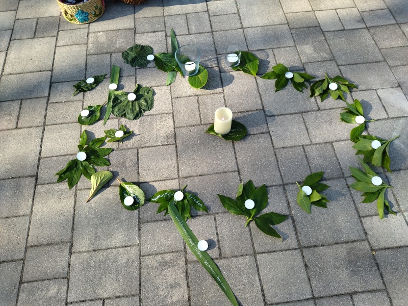 Ein Licht für den Frieden am 1. Mai in Ilmmünster