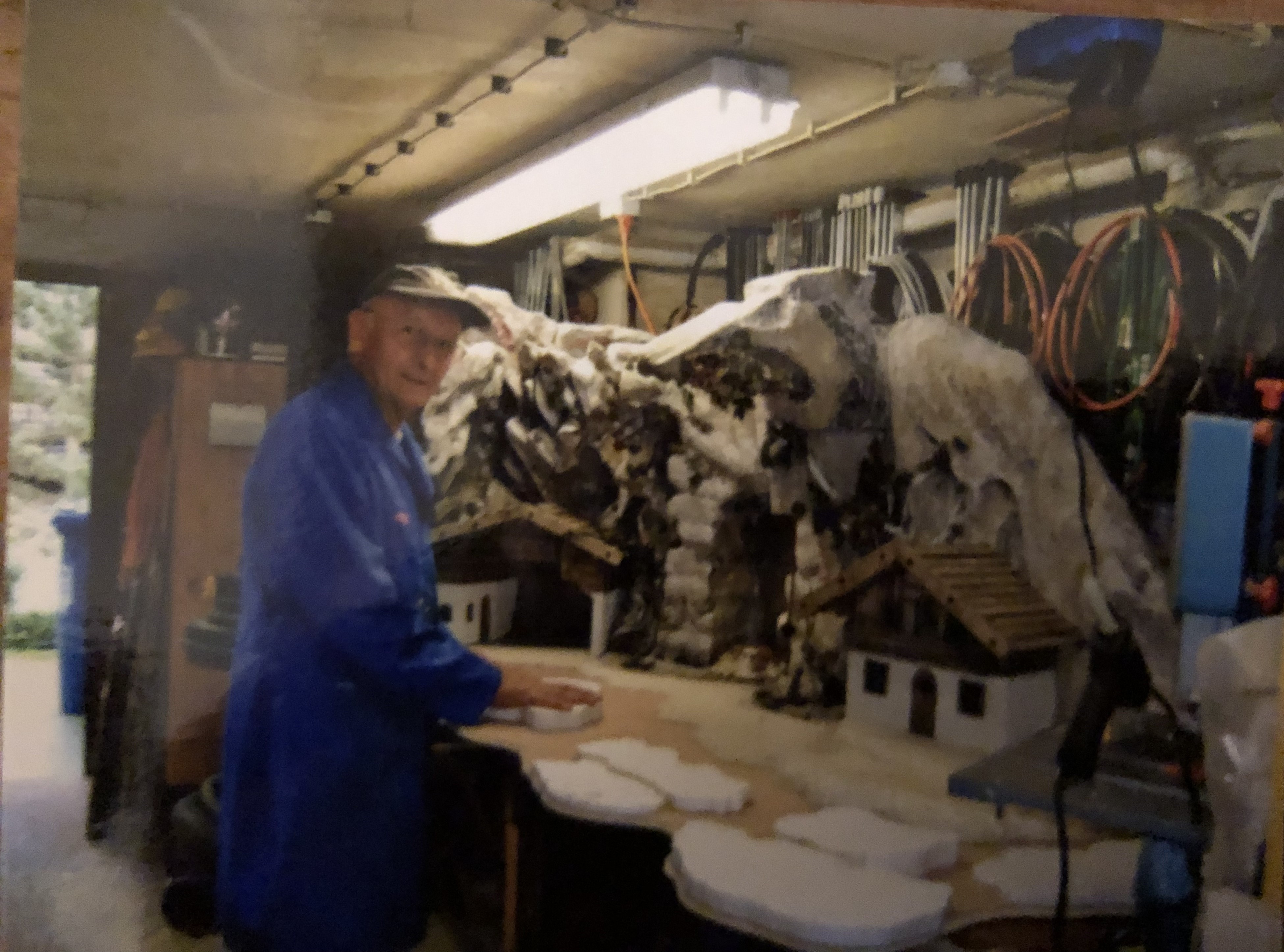 Entstehung Weihnachtskrippe Maitenbeth 3