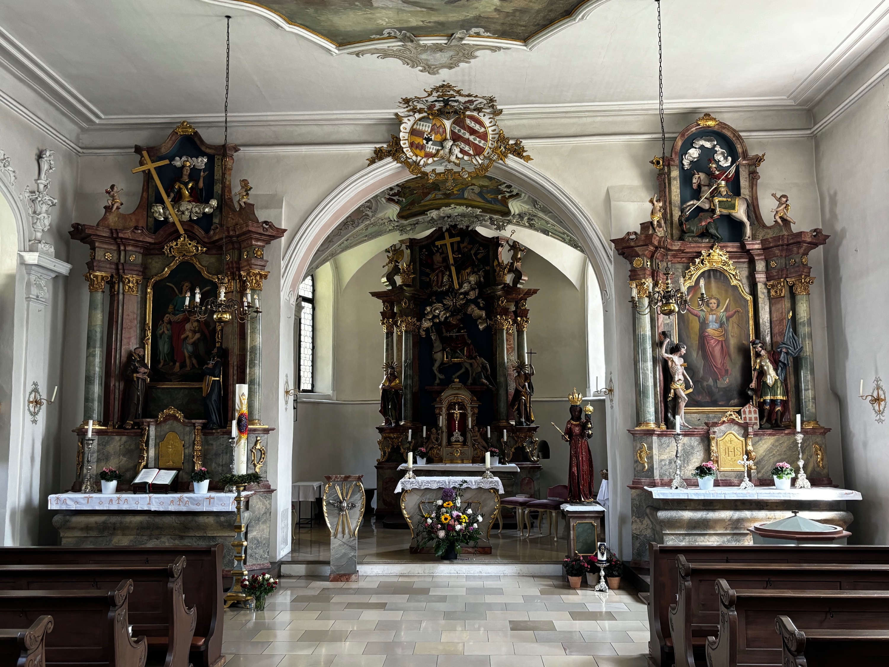 Der Innenraum der Alten Martinskirche