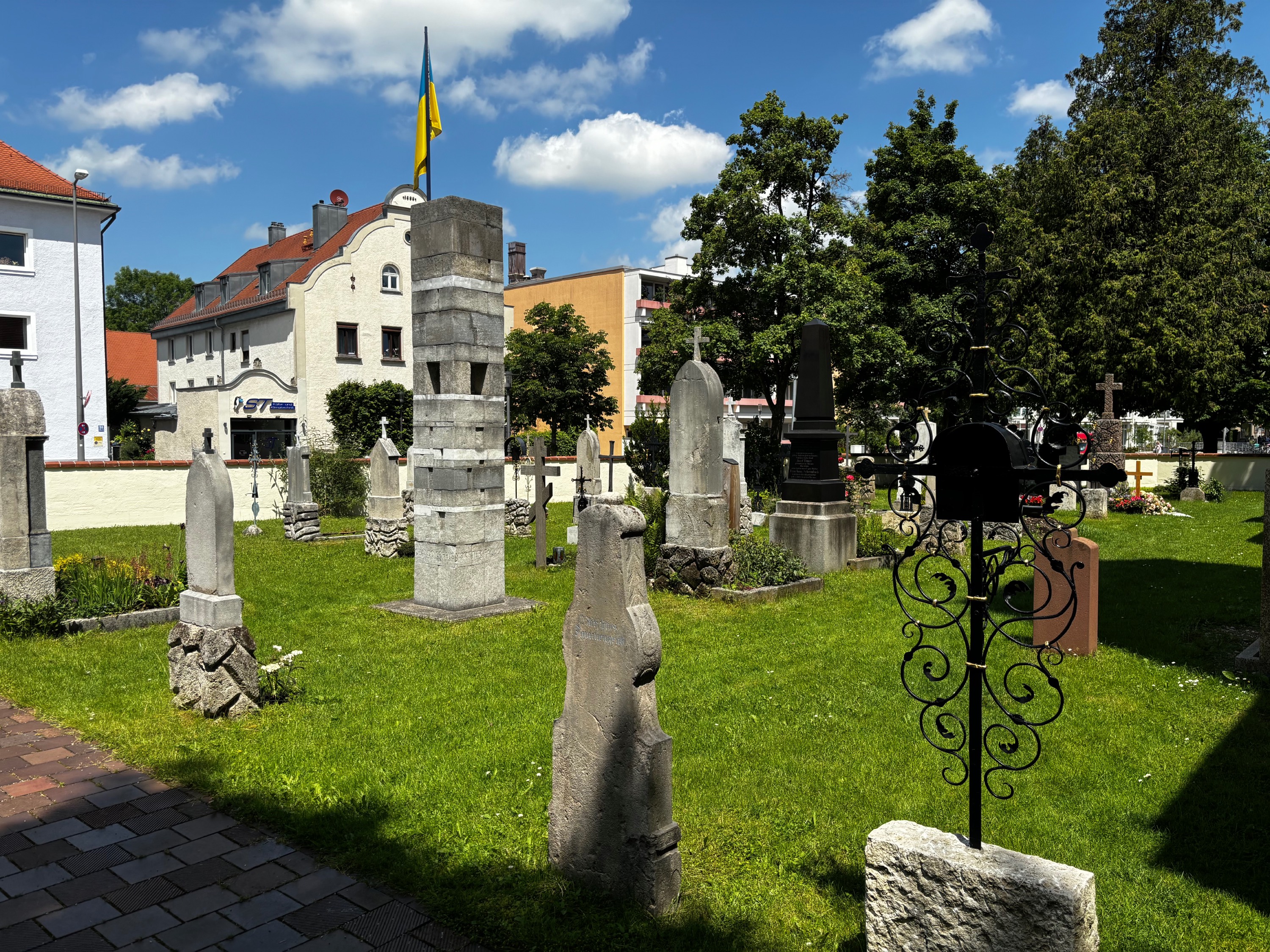 Der Friedhof der Alten Martinskirche