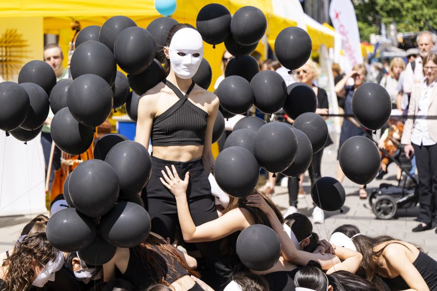 Darstellendes Spiel auf dem Bennofest 2024