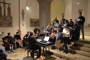 Probe des Familienchors