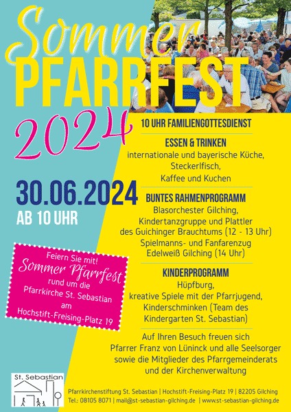 Pfarrfest24 Flyer