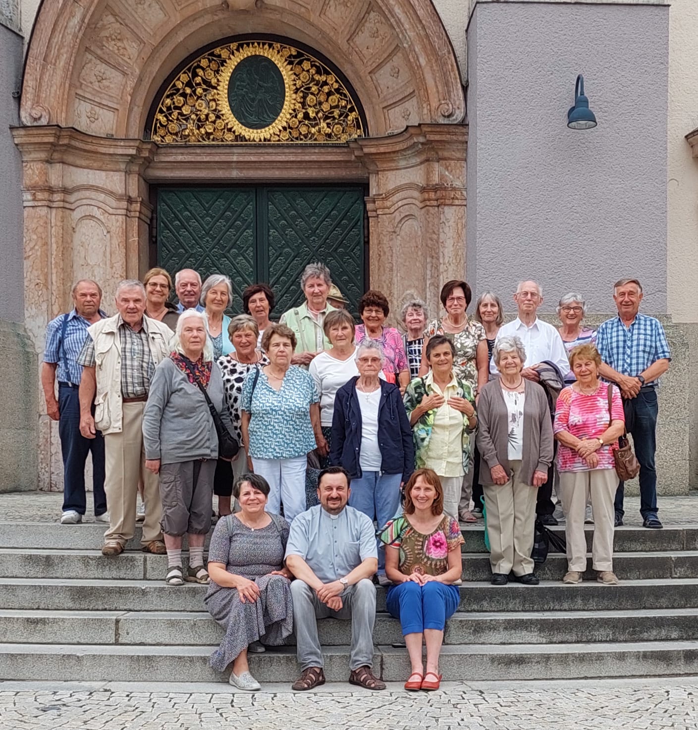 die Pilgergruppe aus dem PV Erdweg