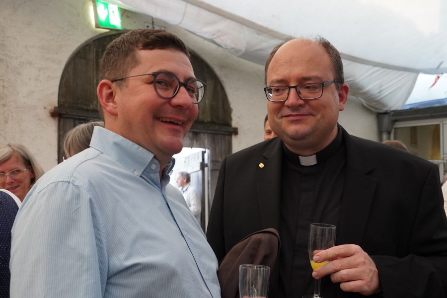 Diakon Andreas Wachter und Dekan Klaus Vogl