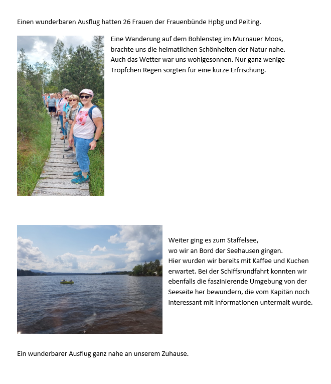 Bohlenweg Bericht 2024