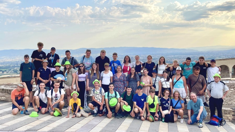 Gruppenfoto Rom Assisi