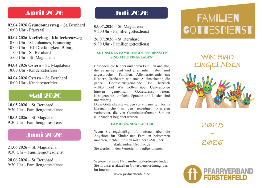 Familiengottesdienste