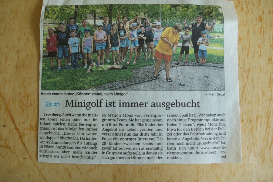 Ferienprogramm Pfarrverband Trostberg 2024