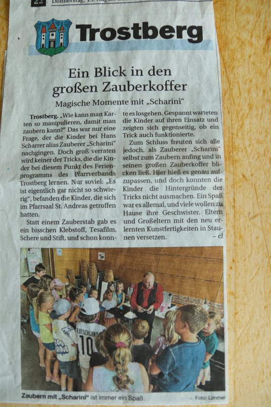 Ferienprogramm Pfarrverband Trostberg 2024