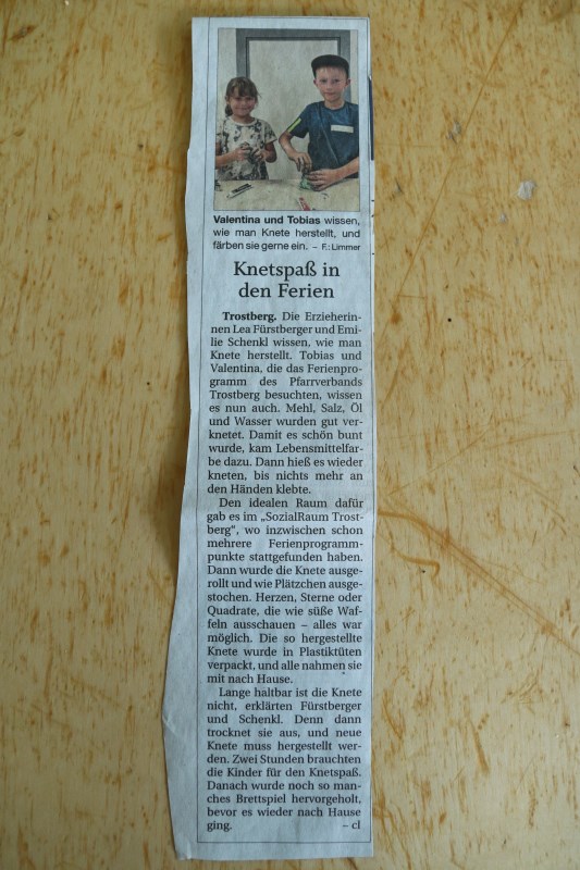 Ferienprogramm Pfarrverband Trostberg