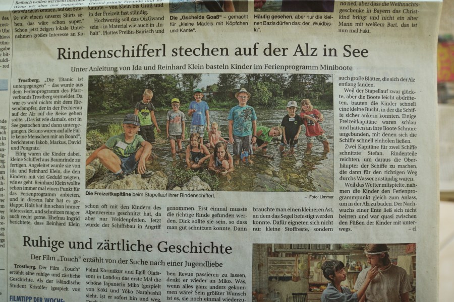 Ferienprogramm Pfarrverband Trostberg