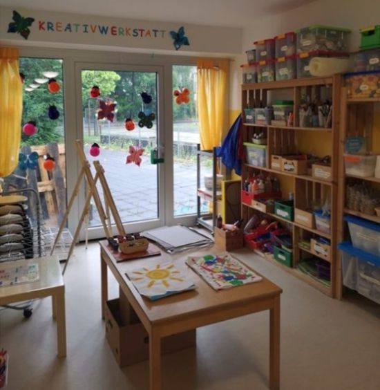 Kreativwerkstatt des Kindergarten Christkönig