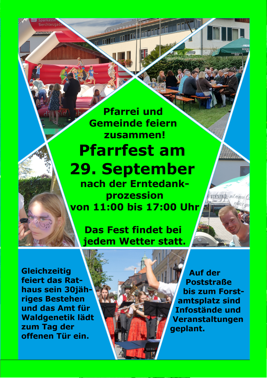Einladung zum Pfarrfest