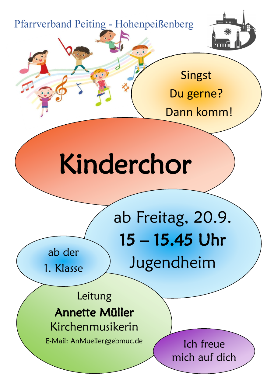 Kinderchor Werbung 2024