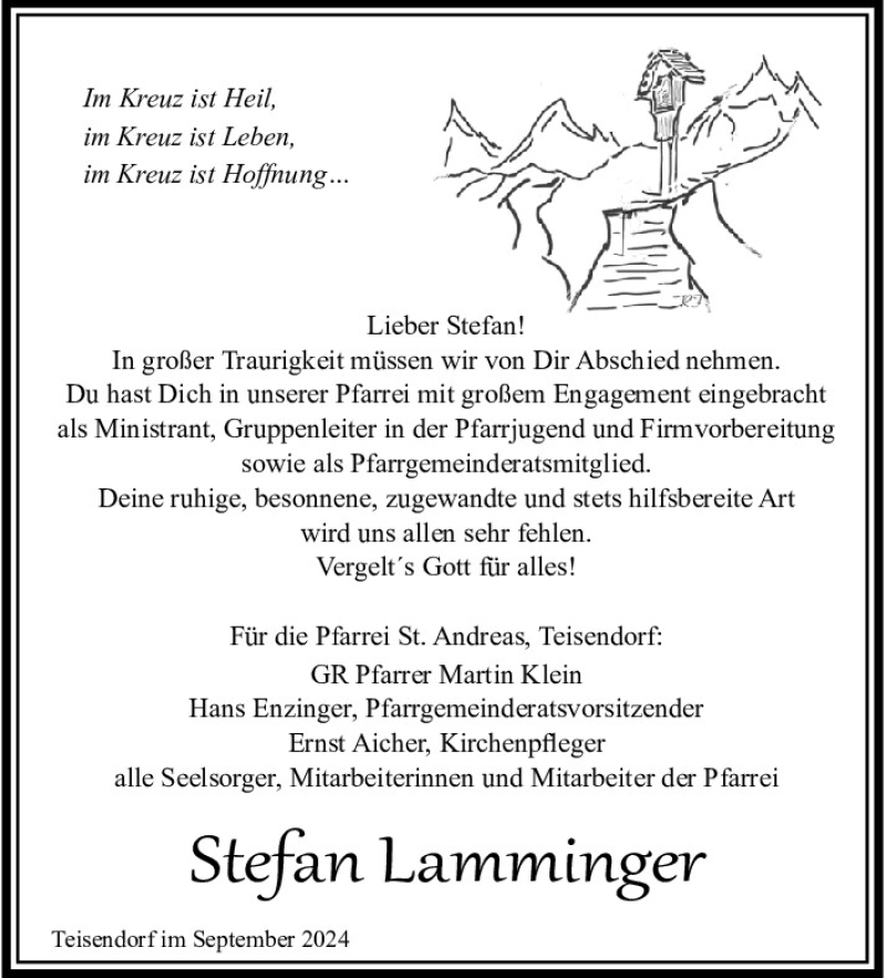 Danksagung - Pfarrei Teisendorf