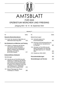 Titelbild des Amtsblatts Oktober 2024