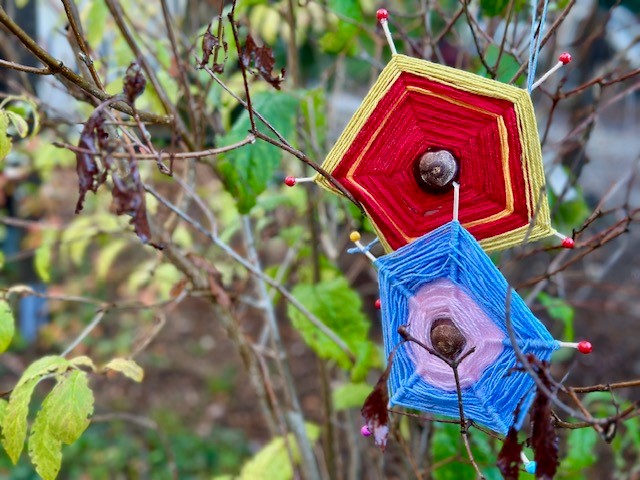 Kastanienspinnennetz