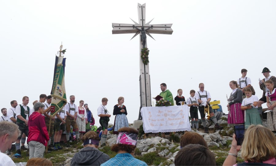 Einweihung Gipfelkreuz
