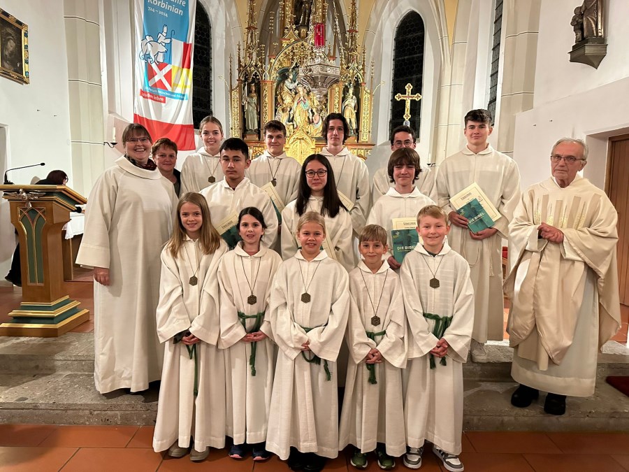 Ministrantenverabschiedung und Neuaufnahme Vilsheim 2024