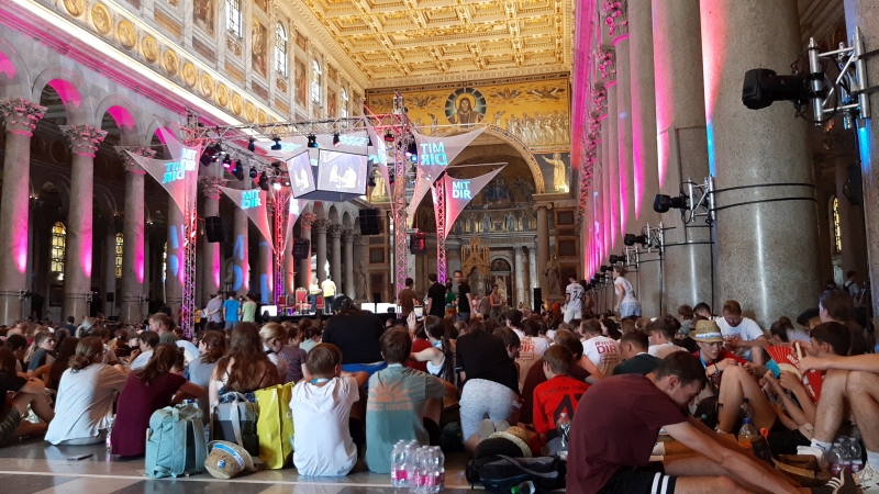Gottesdienst in St. Paul vor den Mauern